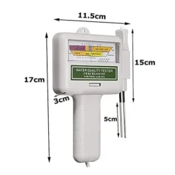 Best Lollanda PC-101 pH/klortester, vandtester, digital pH-måler til vand – bærbar, baggrundsbelysning, stor skærm Pool- & Spatilbehør