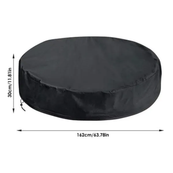 Best Lollanda Round Pool Cover til børn – Dæksel til pool, Dæksel til sandkasse og legetøj, Solskærm og Dæksel til hundebassin, 162x30cm Pool- & Spatilbehør