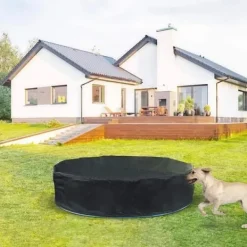 Best Lollanda Round Pool Cover til børn – Dæksel til pool, Dæksel til sandkasse og legetøj, Solskærm og Dæksel til hundebassin, 162x30cm Pool- & Spatilbehør