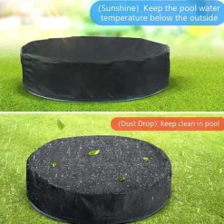 Best Lollanda Round Pool Cover til børn – Dæksel til pool, Dæksel til sandkasse og legetøj, Solskærm og Dæksel til hundebassin, 162x30cm Pool- & Spatilbehør