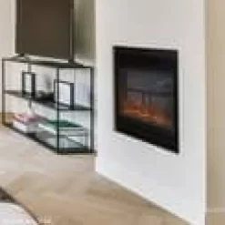 Sale Lucius el-indbygningsovn - 1400 Watt varme - Fjernbetjening Pejse