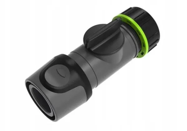 Clearance Lynkobling med ventil 3/4" plastik Vanding