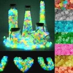 Sale Lysende dekorationsten 500-pak indendørs udendørs Havesten & Trædesten
