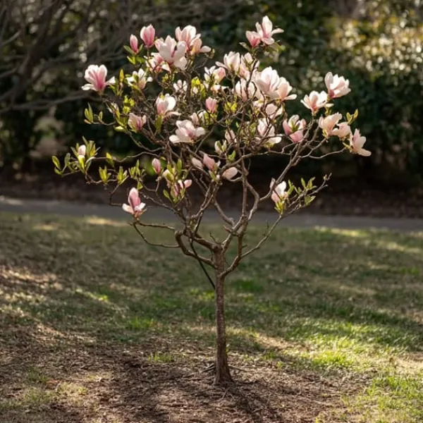 Buskads^Magnoliablande - Sæt med 3 - Magnolia - Højde 25-40cm - ⌀9cm