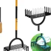 Discount Manuel plænelufter, ergonomisk håndtag, holdbar konstruktion - 2-i-1 værktøj med 16 pigge og 8 kerner Havemaskiner