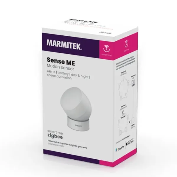 Outlet Marmitek Smart Zigbee Sense-Me Motion Hvid Bevægelsesdetektorer