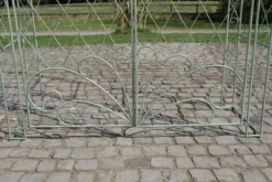 Hot Melissa Antique Green Metal Rose Arch with Double Gates - 220cm Height, 120cm Width Buer, Spalier, Lysthuse Uden Tag