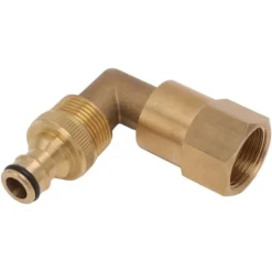 Outlet Messing 3/4in indvendigt gevind slange Albuefitting - Universal rotationsrøradapter Vanding