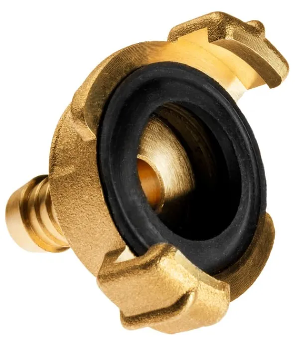 Outlet Messing lynkobling til slange, 1/2" Vanding