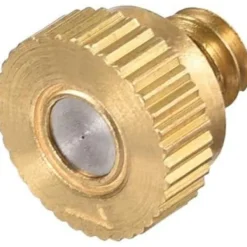 Outlet Messing Sprøjtedyse nr. 3, 0,3 mm dysediameter, Udskiftningshoved til udendørs kølesystem, 3 stk. Vanding