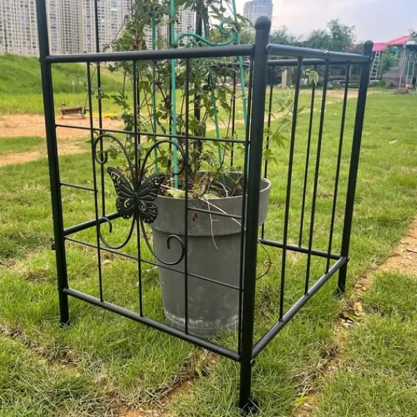 Outlet Metal havebue til klatreplanter, holdbar sort bue til roser og vinstokke, perfekt til bryllup, fest og have 7,15 fod Buer, Spalier, Lysthuse Uden Tag