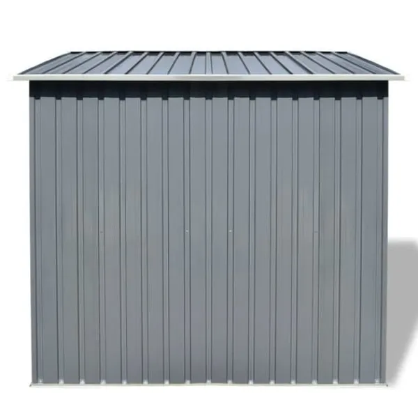 Discount Metal haveskur med ventilationsåbninger - Opbevaringsskur | Farve: Grå Skure, Garager & Carports