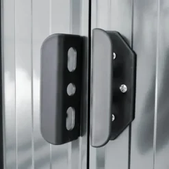 Discount Metal haveskur med ventilationsåbninger - Opbevaringsskur | Farve: Grå Skure, Garager & Carports