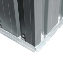 Discount Metal haveskur med ventilationsåbninger - Opbevaringsskur | Farve: Grå Skure, Garager & Carports