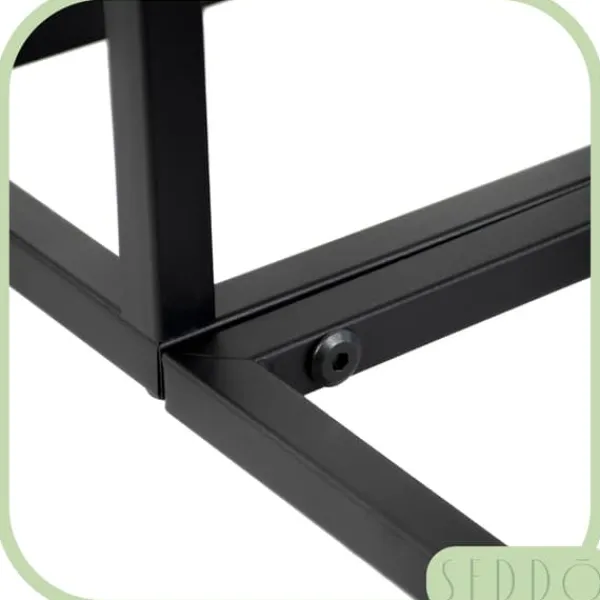 Discount Metal stående blomsterstativ til blomster og planter, 3-etagers hylde, loft 68 Plantestativer