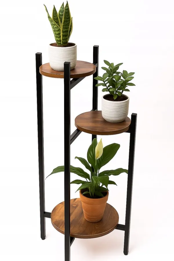 Discount METALBEDSTAND TIL BLOMSTER, POTTER, PLANTER LOFT 80CM ARVENTA-STIL Plantestativer