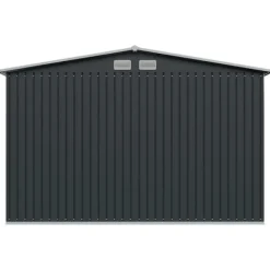 Skure, Garager & Carports^Metalskur til haven - Opbevaring af værktøj | Størrelse: 257x205x178 cm | Farve: Antracitgrå