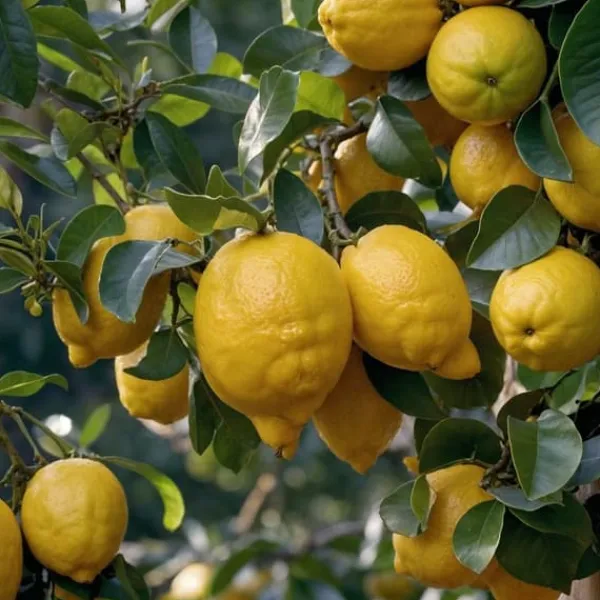 Sale Middelhavet frugttræ - Sæt med 4 - Citrus, ficus, olea - Højde 25-40cm - ⌀9cm Træ