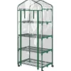Sale Mini drivhus 69×50×165 cm – 4 hylder, gennemsigtigt Drivhus