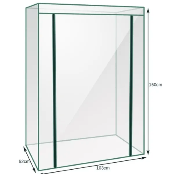 Hot Mini Drivhus - 5-hylder - 150x103x52 cm Drivhus