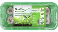 Best Mini drivhus og kokosnøddeskiver 25x12x7cm kimplantesæt Kit Til Plante- & Urtedyrkning
