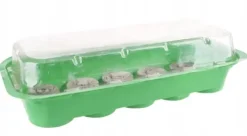 Best Mini drivhus og kokosnøddeskiver 25x12x7cm kimplantesæt Kit Til Plante- & Urtedyrkning