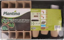 Clearance Mini drivhusplantesæt med 67 elementer Kit Til Plante- & Urtedyrkning