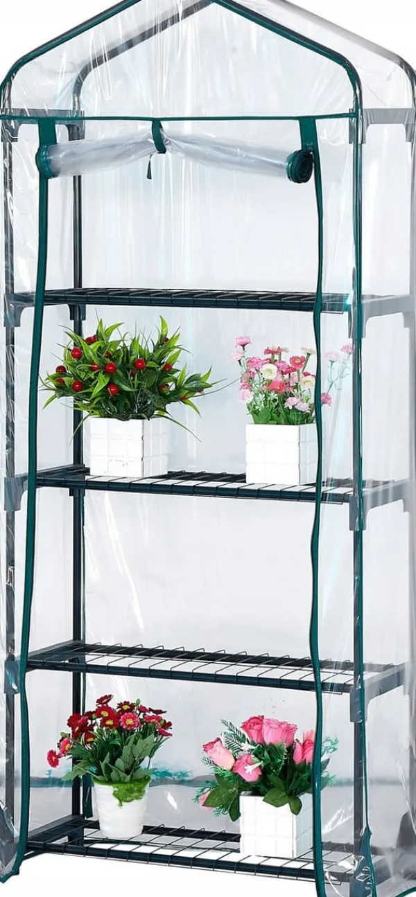 Sale MINI HAVEDRIVHUS LODRET BALKON TIL BALKON 4 ETAGER FOLIAK XL Drivhus