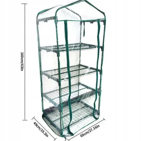 Sale MINI HAVEDRIVHUS LODRET BALKON TIL BALKON 4 ETAGER FOLIAK XL Drivhus