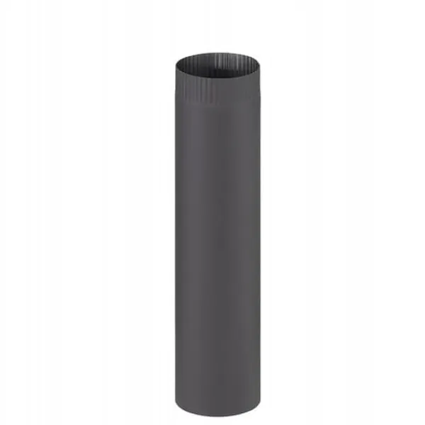 Viking Choice Tilbehør Til Brændeovne & Pejse^120mm Sort Varmebestandig Ovnsrør, 50cm - Ideel til Brændeovne, Nem Installation