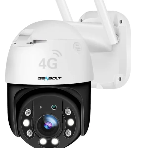 Clearance Mobil Sikkerhedskamera, 2 MP Opløsning, 25FPS Billedfrekvens, 3.6mm Linse, IP66 Vandtæt Vurdering, 4G Forbindelse Sikkerhedsmonitorer & Videokameraer