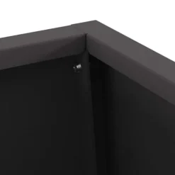 Moderne kegleformet bålsted i koldvalset stål | Farve: Sort | Størrelse: 50x35x100 cm Brændeovne