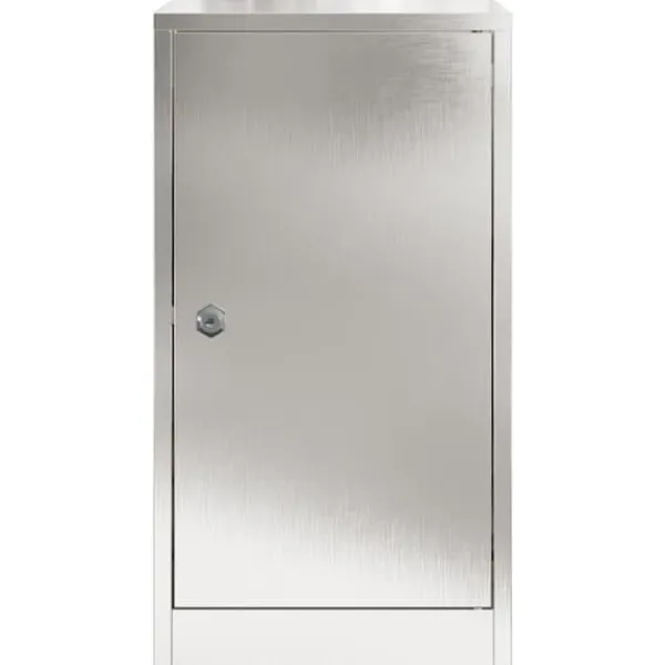 Postkasser & Brevindkast^Moderne postkasse i rustfrit stål - Rektangulær | Farve: Sort | Størrelse: 30x23x55 cm