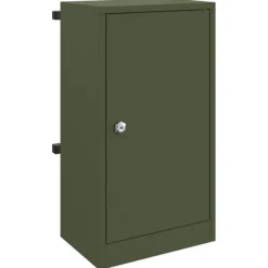 Postkasser & Brevindkast^Moderne postkasse i stål - Rektangulær olivengrøn | Størrelse: 30x23x55 cm