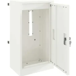 New Moderne postkasse i stål - Rektangulær design | Farve: Hvid | Størrelse: 30x23x55 cm Postkasser & Brevindkast