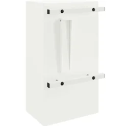 New Moderne postkasse i stål - Rektangulær design | Farve: Hvid | Størrelse: 30x23x55 cm Postkasser & Brevindkast
