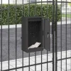Postkasser & Brevindkast^Moderne stål postkasse - Rektangulær og vandafvisende | Farve: Sort | Størrelse: 30x23x55 cm
