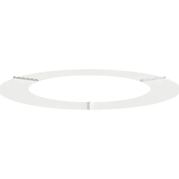 Best Moderne Træ-Ringe - Dekorative Stålkrukker | Størrelse: Ø60/90 cm | Farve: Hvid Buskads