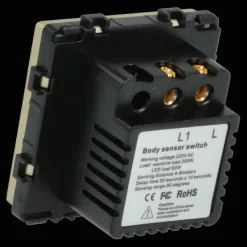 Bevægelsesdetektorer^Modul - Bevægelsessensor DC SMART HOME guld