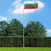 Flag & Vindposer^Mooistoerwonen Flag med flagstang Bulgarien 6 m aluminium