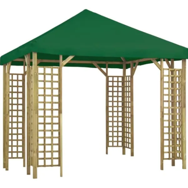 Buer, Spalier, Lysthuse Uden Tag^Mooistoerwonen Pergola 3x3 m grøn