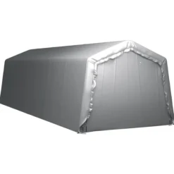 Telte & Lysthuse^Multifunktionelt opbevaringstelt 300x900 cm - Vandtæt & UV-resistent | Farve: Grå | Størrelse: 300x900 cm