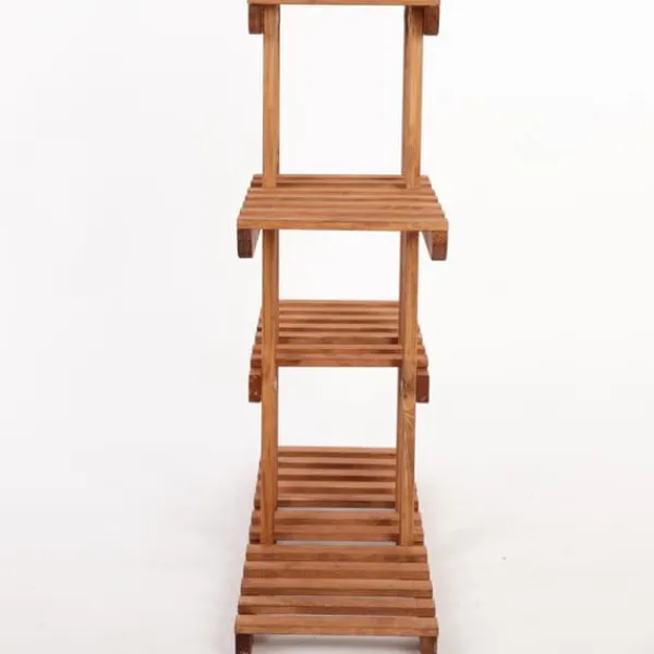 Plantestativer^Multilevel blomsterstativ 5-hyldet RKA /82x68x25/ Brun