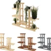 Best Multilevel træblomsterpotte RKB /95x116x25/ Naturlig Plantestativer