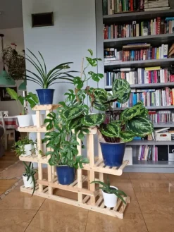 Best Multilevel træblomsterpotte RKB /95x116x25/ Naturlig Plantestativer