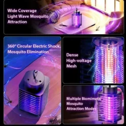 Discount Myggelampe UV Myggemorder Myggefanger Insektfanger Insektmiddel & Dyreafvisende Middel