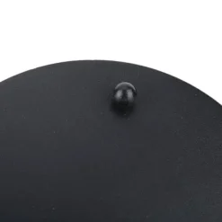 Insektmiddel & Dyreafvisende Middel^Myggespiralholder Metal Askeholder Rund Bærbar Spiral Røgelsesboks (Sort)