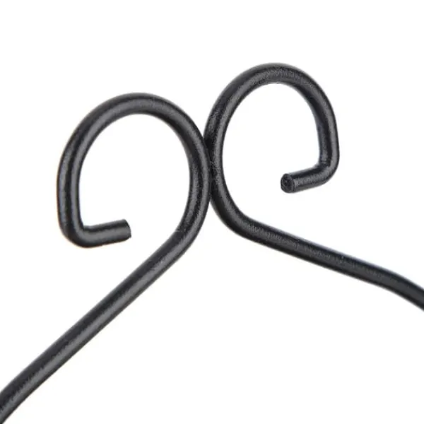 Insektmiddel & Dyreafvisende Middel^Myggespiralholder Metal Askeholder Rund Bærbar Spiral Røgelsesboks (Sort)