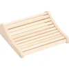 Best Nakkestøtte til sauna i massivt fyrretræ - Komfortabelt design | Farve: Natur | Størrelse: Standard Sauna