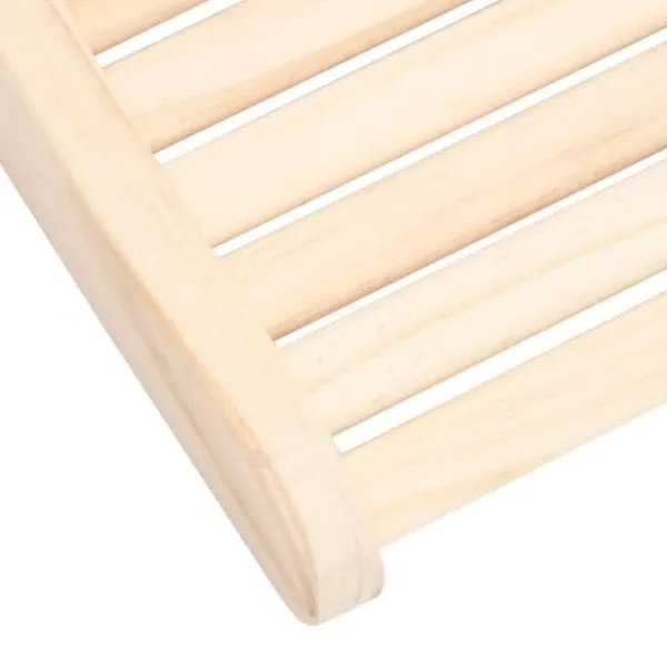 Best Nakkestøtte til sauna i massivt fyrretræ - Komfortabelt design | Farve: Natur | Størrelse: Standard Sauna